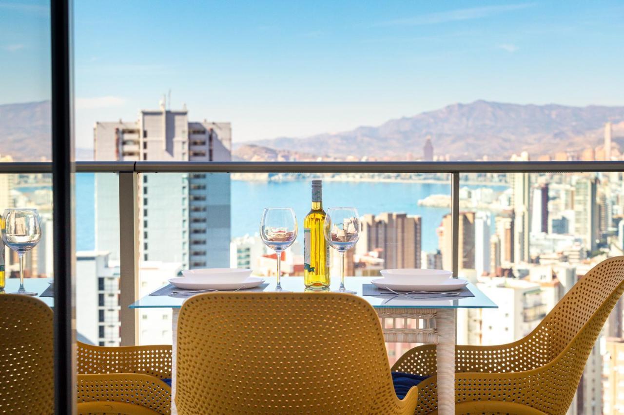 Skyline 10 Gran Terraza Privada Con Vistas Espectaculares Lejlighed Benidorm Eksteriør billede