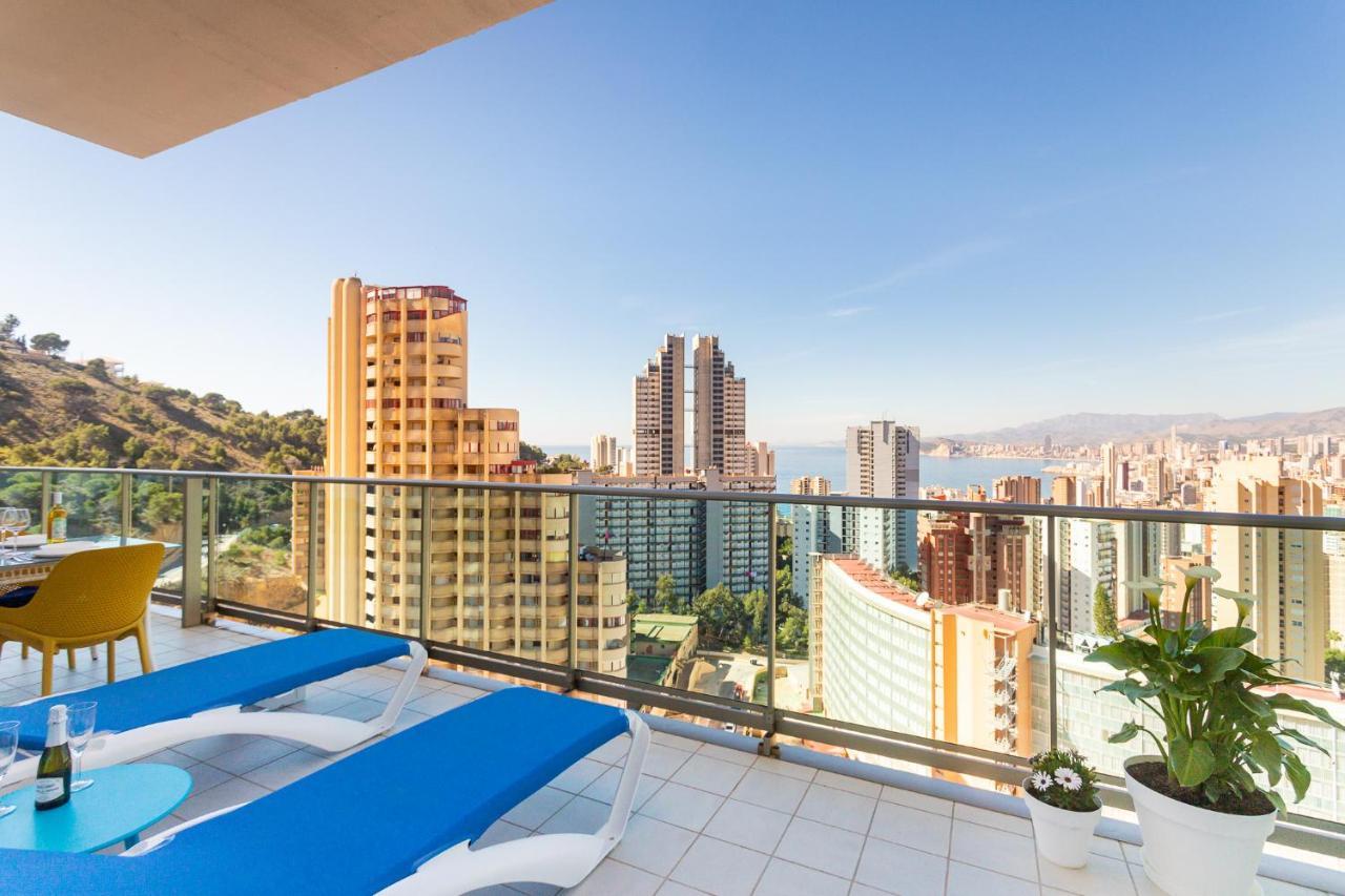 Skyline 10 Gran Terraza Privada Con Vistas Espectaculares Lejlighed Benidorm Eksteriør billede